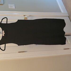 LOFT Black Backless Dress